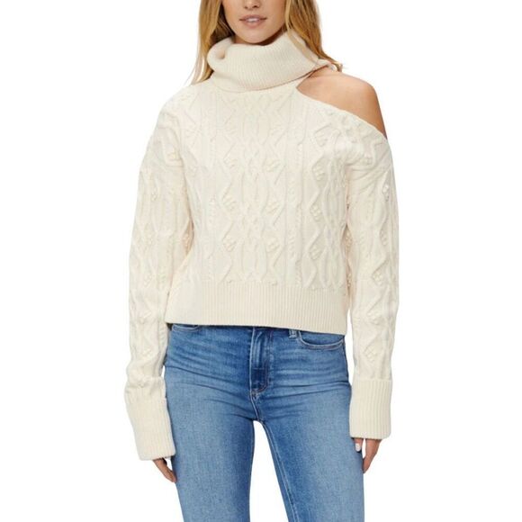 NWT PAIGE Cable Knit Raundi Sweater - Picture 1 of 6